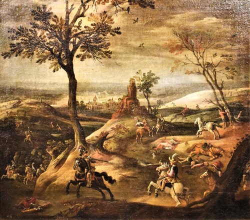 Assalto al villaggio e scontro tra cavalieri